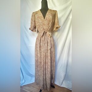 Leopard Print Maxi Dress